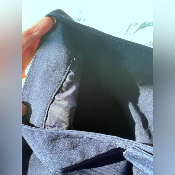 Laundry By Shelli Segal Womens Navy Blue High-Waisted Office Workwear trousers 8 - Picture 5 of 10